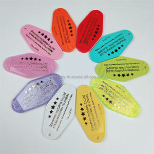 2 Custom <b>Vintage</b> Plastic Acrylic Hotel Keychain With Logo Promotional Hotel Motel Style Room <b>Key</b> Tag Tassel Blank Personalized - Product Image 1