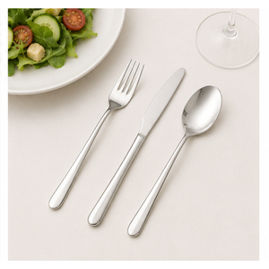Customizable High Quality Stainless Steel Cutlery Set Modern Mirror Polished <b>Flatware</b> for Hotel and Restaurant Use Silverware - Product Image 4