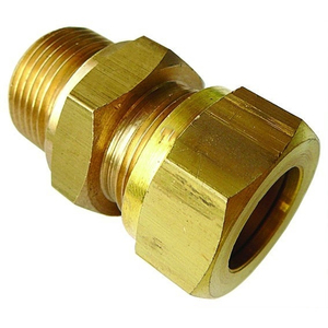 ข้อต่อเกลียวทองเหลืองแบบตัวผู้สำหรับท่อและงานอุตสาหกรรม - Product Image 1