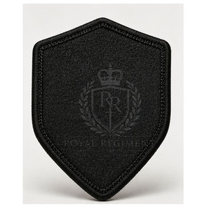 Écussons brodés en fil métallique en gros, badges brodés en fil métallique OEM, clip pour badge de poitrine - Product Image 5