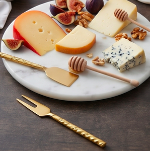 Ensemble de couverts dorés faits à la main de qualité supérieure avec fourchette, spatule et cuillère, élégants couverts en acier inoxydable pour la maison et la cuisine - Product Image 5