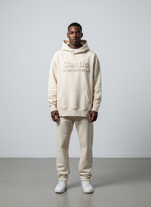 Sudadera con Capucha Personalizada para Hombre, 400GSM, Lavado Ácido, Logotipo Bordado con Pedrería, Estilo Vintage, 100% Algodón, Fabricante - Product Image 6