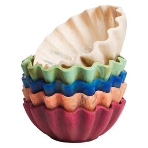 Tazón de resina para decoración del hogar, vajilla con los mejores colores y tamaños, tazón de ensalada de resina, personalización con logotipo disponible. - Product Image 3