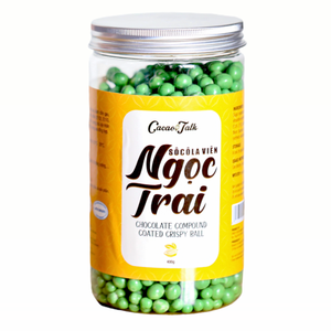 Vente directe usine – Chocolats composites pour la décoration de gâteaux en gros – HALAL OEM/ODM – Boules croustillantes au chocolat au thé vert de la meilleure qualité - Product Image 1