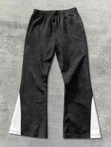 Y2k <b>Flared</b> Pants Men Loose 3D Print Trousers Casual <b>Sweatpants</b> Mid Waist Sporty Streetwear Hip Hop Vintage 100% Cotton - Product Image 6