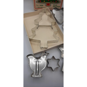 High Class <b>Cookie</b> Cutters Molds for Holiday Baking Use in Home Kitchens Party Restaurants Fun Creative Shapes Gift Pack Delight - Product Image 1