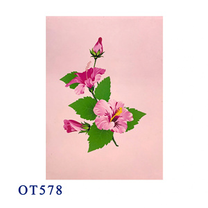 Best Price Top Trending Hibiscus Bloom 3D Pop Card Custom Design <b>Handmade</b> <b>Paper</b> Crafts Hanoi Offset Printing Mother's Day - Product Image 5