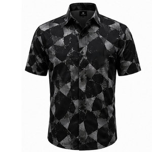 เสื้อเชิ้ตพิมพ์ลายดอกไม้ลำลองสำหรับผู้ชายระดับพรีเมียม เสื้อเชิ้ตดีไซน์เนอร์ที่มีเนื้อผ้าบางเบาและสวมใส่สบายในชีวิตประจำวัน - Product Image 1