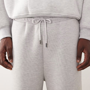 Custom Logo <b>Men's</b> <b>Wide</b> <b>Leg</b> Sweatpants Oversized Baggy Joggers Drawstring Elastic Waistband Blank Streetwear <b>Trousers</b> OEM - Product Image 4