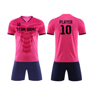 Conjunto de Uniforme de Fútbol Personalizado con Mangas Cortas, Tela Ligera y Transpirable para Fútbol - Product Image 1