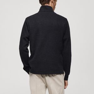 Nueva llegada: Sudadera casual con cremallera de un cuarto para hombre, de manga larga y tela cómoda para otoño e invierno. - Product Image 2