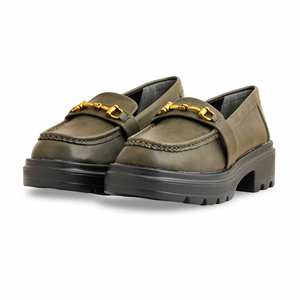 Noir WN4364 Moccasin Chunky Chaussures - Product Image 3