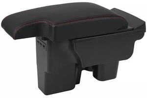 Boîte de rangement pour console centrale de voiture, organiseur d'accoudoir en cuir PU, remplacement pour l'intérieur automobile - Product Image 6
