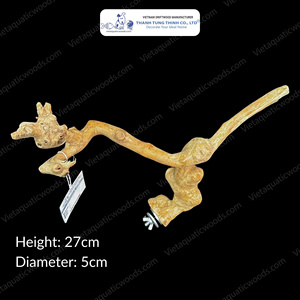 Plataforma de Madera Natural en Forma de Y para Pájaros, con Ramas de Café, para Periquitos, Perros Pequeños y Cacatúas, Hecha en Vietnam - Product Image 4
