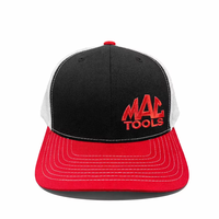 Sombreros de camionero de 6 paneles con logotipo bordado personalizado OEM, sombrero en blanco de estilo, sombreros de camionero negros con parte trasera de malla, gorras deportivas