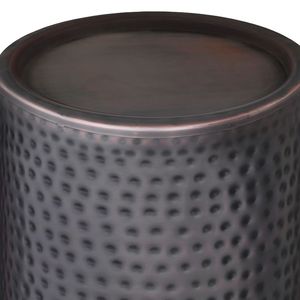 Corbin Antiqued <b>Copper</b> Hammered Metal Side <b>Table</b> for Coffee <b>Tables</b> - Product Image 5