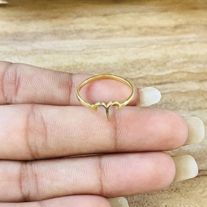 Anillo Zodiacal de Aries con Diseño Moderno y Delicado, Anillos Celestiales de Latón para Mujer, Chapado en Oro de 18k, Banda Minimalista con Horóscopo, Venta al Por Mayor/OEM - Product Image 3