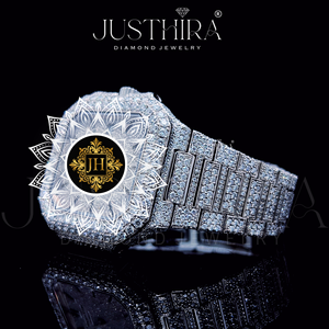Luxury <b>Skeleton</b> Diamond <b>Watch</b> Full Iced Out <b>Automatic</b> Mechanical <b>Watch</b> Stainless Steel Moissanite Bracelet Wrist <b>Watch</b> - Product Image 2
