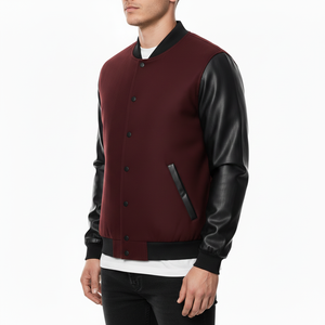 Casual Wear Classic New Style Comfortable Plus Size Loose Custom Logo <b>Bomber</b> <b>Jacket</b> College <b>Baseball</b> <b>Jackets</b> for Men Wholesale - Product Image 5
