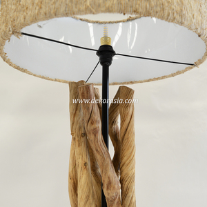 Liana Standing Lamp Decorative Exotic Style Wooden lamp for Home Interior Bedroom Living Room Hotel - Product Image 5