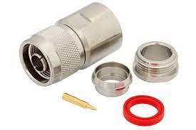 Conector Macho Tipo Abrazadera N para Cable RG-217, 10A, Contacto de Latón, Carcasa de Aluminio - Product Image 2