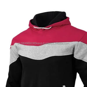 Últimos Diseños de Sudaderas con Capucha para Hombre, Estilo Deportivo, Lavado Ácido, Color Sólido, Logotipo Personalizado, Transpirable, Cómodo, de Alta Calidad, Antiarrugas - Product Image 3