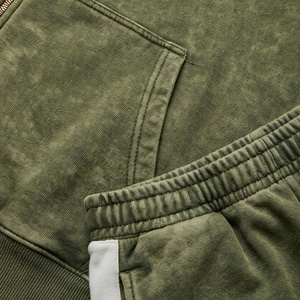 Conjunto Deportivo para Hombre, Cómodo y Ligero, Estilo Acid Wash, Sudadera con Capucha y Pantalones Deportivos, Personalizable con Logotipo OEM, Ropa Deportiva Premium - Product Image 5