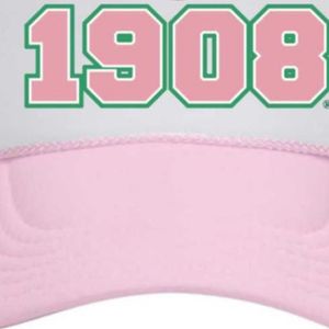 Gorra de béisbol de algodón ajustable con bordado rosa de la hermandad griega AKA para mujer, ideal para uso casual al aire libre. - Product Image 3