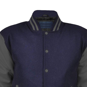 Blouson universitaire de baseball personnalisé 2026 pour hommes, en tissu de laine, style Letterman, pour l'hiver, avec col montant et design urbain, vente en gros - Product Image 6