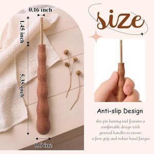 Set di 1 Ago per Cucito con 100 Spille di Sicurezza Curve da 1,5 e 2 Pollici per Quilting e Forniture di Cucito - Product Image 2