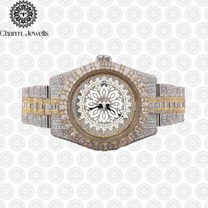 Reloj de Lujo Charm_Jewells de Acero Inoxidable, Redondo de 38 mm, Analógico de Cuarzo con Incrustaciones de Diamantes, Correa de Moda para Mujer de 20 mm - Product Image 4