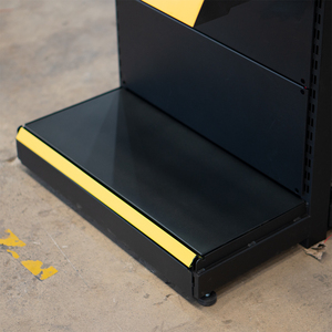Double-Sided Wood Supermarket Shelves Display Rack for Retail Stores - Product Image 3