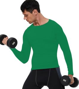 Men's Slim Fit <b>Compression</b> <b>Long</b> <b>Sleeve</b> Performance <b>Shirt</b> Premium Quick Dry Eco-Friendly Spandex/Polyester Base Layer Athletic - Product Image 5