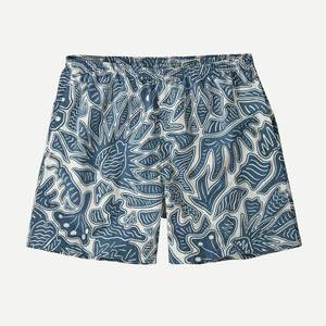 Pantalones Cortos de Diseño de Lujo para Hombre, Estampado por Transferencia Térmica, Estilo Urbano, Transpirables, de Secado Rápido, Cintura Elástica, 100% Poliéster Resistente - Product Image 1
