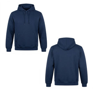 Sweat-shirt à capuche en coton peigné personnalisé pour homme, léger, en molleton, imprimé avec logo personnalisé, couleur et matière épaisse, vente en gros - Product Image 3