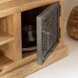 Meuble TV Vandana Mira Vesta en bois de manguier et métal - Product Image 2