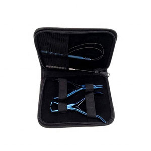 Pince à extensions capillaires en acier inoxydable à prix de gros – Kit d'outils professionnels pour l'application d'extensions de cheveux – Pince durable de qualité salon - Product Image 3