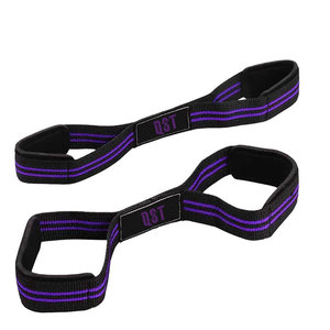 Correas de Levantamiento de Pesas de Poliéster al por Mayor de Fábrica, Agarres Antideslizantes en Forma de 8 para Peso Muerto y Dominadas, Correas de Fuerza para Levantamiento de Pesas - Product Image 4