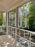 Ventanas Francesas de Aluminio con Doble Acristalamiento, Diseño Arqueado Moderno, Insonorizadas y Personalizadas, de Fábrica con Certificación CE ISO9001