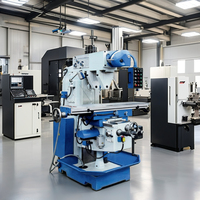 Fraiseuse universelle à tête pivotante de haute précision, polyvalente pour la découpe et le perçage des métaux, applications industrielles STANDARD