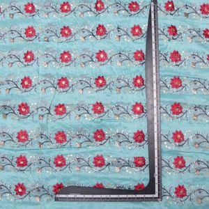 Tissu brodé de qualité supérieure pour vêtements de mode féminine, vêtements de créateurs, robes de soirée, kaftans, abayas, vêtements de mariée - Product Image 2