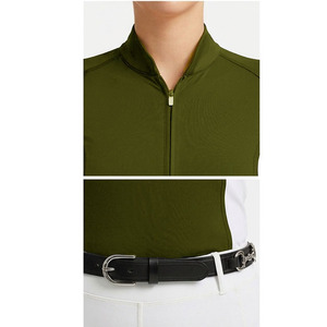 Wholesale cheap price <b>tops</b> high quality breathable <b>horse</b> <b>riding</b> base layer shirt for women's OEM custom elegant look - Product Image 3