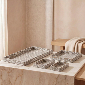 ชุดถาดเปลือกหอยมุก 4 ชิ้น ดีไซน์ใหม่ ผลิตในเวียดนาม ราคาขายส่ง - Product Image 6