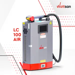 Wattsan LC100 AIR 100W Portable Fiber Laser Cleaner Remove Rust For Steel Paint Oil Rust Removal Laser Cleaning Machine