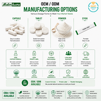Magnesium 400 Tablet Suplemen Mineral Kekuatan Tinggi untuk Dukungan Otot, Saraf & Energi OEM Label Pribadi Buatan Korea