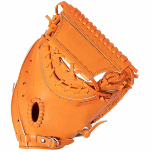 Premium Custom Baseball Catching Gloves Leather Catcher Mitt Professional Lightweight <b>Hook</b> Loop Closure Training Use OEM ODM - Product Image 2