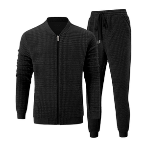 Ensemble de sport en coton sur mesure pour homme |   Survêtement personnalisé en 2 pièces pour le fitness et les équipes - Product Image 2