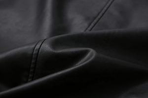 Chaqueta de Motocicleta de Cuero PU para Hombre, Nueva, Casual, a la Moda, con Frente Sólido Personalizado, Ecológica e Impermeable, para Invierno - Product Image 3