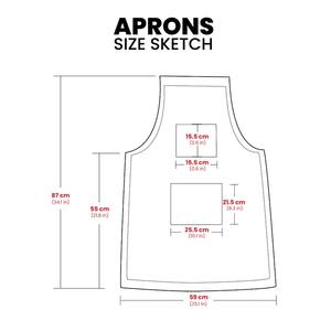 Tablier de travail robuste en toile cirée et cuir, réglable à bretelles croisées, avec pochette zippée, imperméable, pour chef, barbier, charpentier, usage en atelier et barbecue - Product Image 3