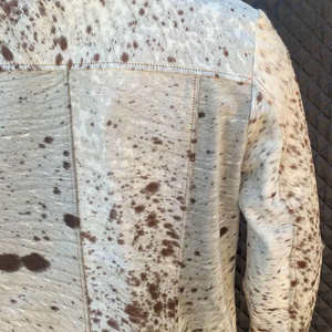 Blouson aviateur unisexe élégant en cuir véritable camouflage, en peau de vache véritable, imperméable et coupe-vent, idéal pour la conduite printanière - Product Image 3